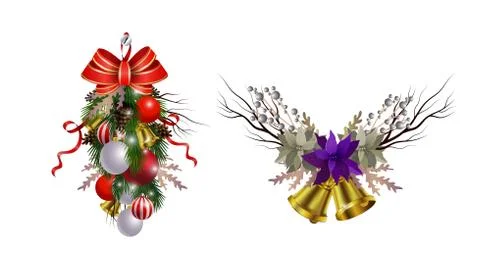 Christmas elements for your designs Stock Illustration