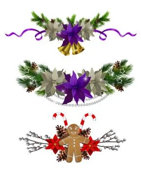 Christmas elements for your designs Stock Illustration