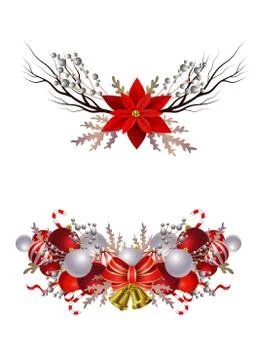 Christmas elements for your designs Stock Illustration