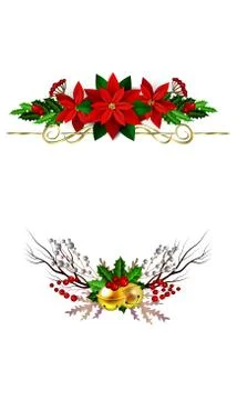 Christmas elements for your designs Stock Illustration