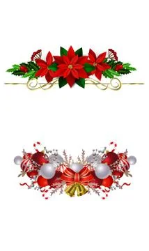 Christmas elements for your designs Stock Illustration