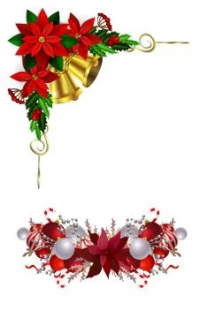 Christmas elements for your designs 库存插图