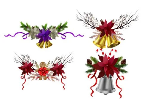 Christmas elements for your designs Stock Illustration