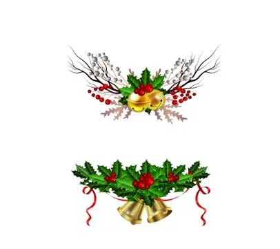 Christmas elements for your designs Stock Illustration