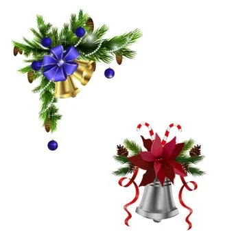 Christmas elements for your designs 스톡 일러스트