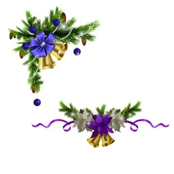 Christmas elements for your designs Stock Illustration
