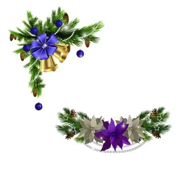 Christmas elements for your designs Stock Illustration