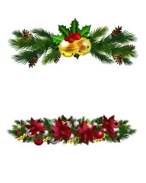 Christmas elements for your designs Stock Illustration