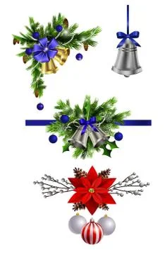 Christmas elements for your designs Stock Illustration