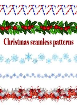 Christmas elements for your designs Stockillustratie