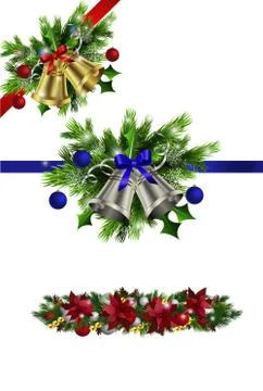 Christmas elements for your designs Stock Illustration