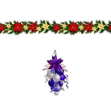 Christmas elements for your designs Stock Illustration