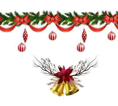 Christmas elements for your designs Stock Illustration