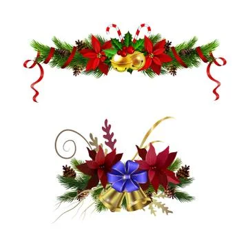 Christmas elements for your designs Stock Illustration