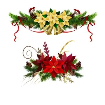 Christmas elements for your designs Stock Illustration