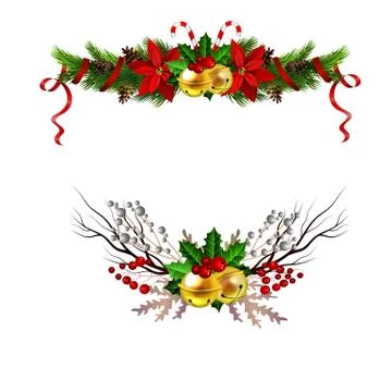 Christmas elements for your designs Stock Illustration