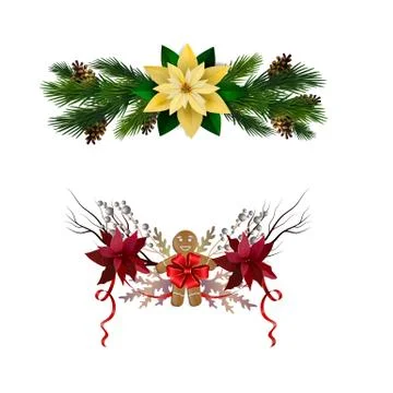 Christmas elements for your designs Stock Illustration