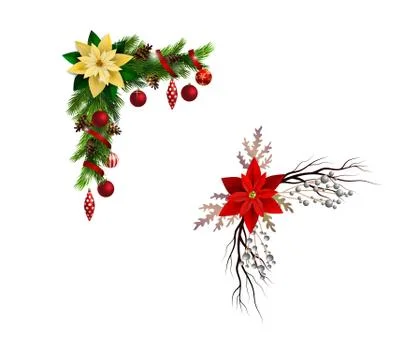 Christmas elements for your designs Stock Illustration