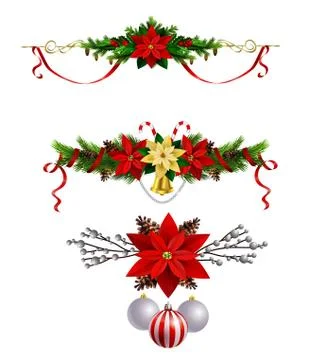 Christmas elements for your designs イラスト素材