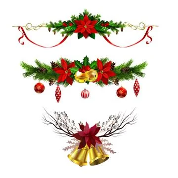 Christmas elements for your designs Stock Illustration