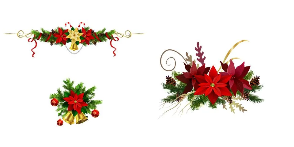 Christmas elements for your designs Stock Illustration