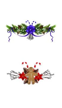 Christmas elements for your designs Stock Illustration
