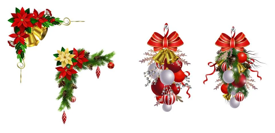 Christmas elements for your designs Stock Illustration