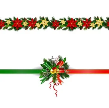 Christmas elements for your designs Stock Illustration