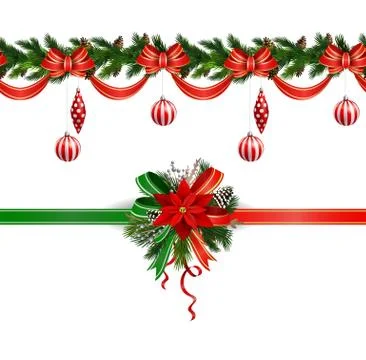 Christmas elements for your designs Stock Illustration