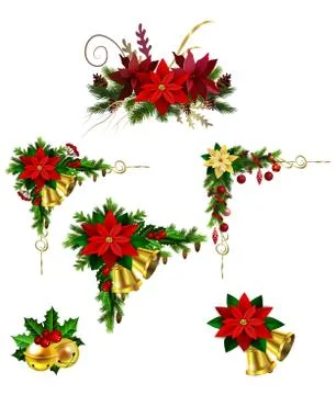 Christmas elements for your designs Stock Illustration