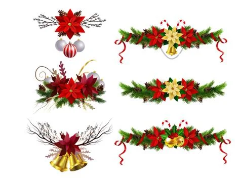 Christmas elements for your designs Stock Illustration