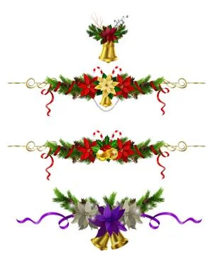 Christmas elements for your designs Stock Illustration