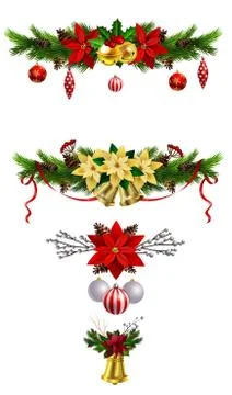 Christmas elements for your designs Stock Illustration