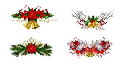 Christmas elements for your designs Stock Illustration