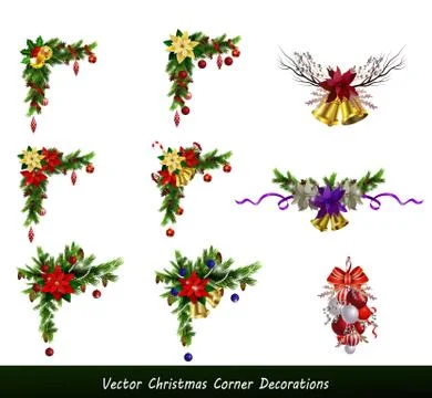 Christmas elements for your designs Stock Illustration