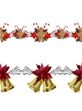 Christmas elements for your designs Stock Illustration