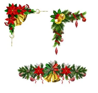 Christmas elements for your designs Stock Illustration