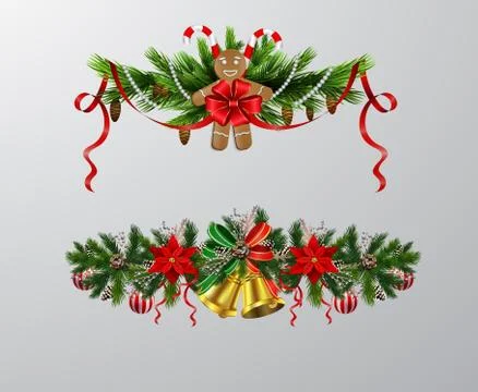 Christmas elements for your designs Stock Illustration