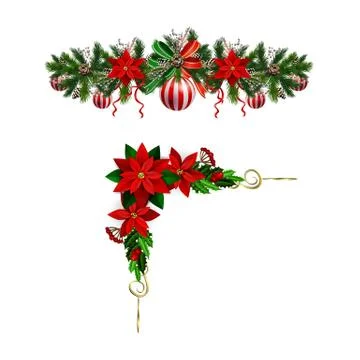 Christmas elements for your designs Stock Illustration