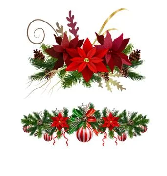 Christmas elements for your designs Stock Illustration