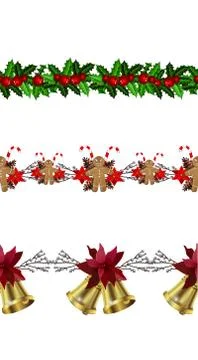 Christmas elements for your designs Stock Illustration