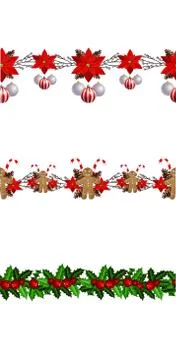 Christmas elements for your designs Stock Illustration