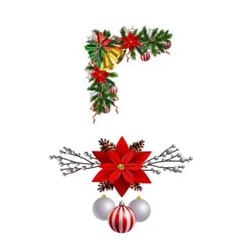 Christmas elements for your designs Stock Illustration