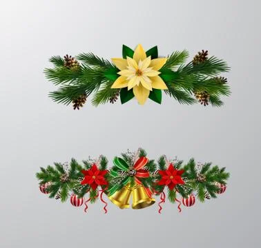 Christmas elements for your designs Stock Illustration