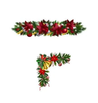 Christmas elements for your designs Stock Illustration