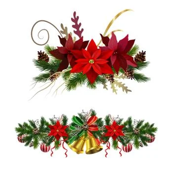 Christmas elements for your designs Stock Illustration