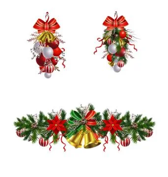 Christmas elements for your designs Stock Illustration