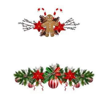 Christmas elements for your designs Stock Illustration