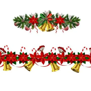 Christmas elements for your designs Stock Illustration