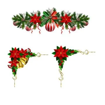 Christmas elements for your designs Stock Illustration
